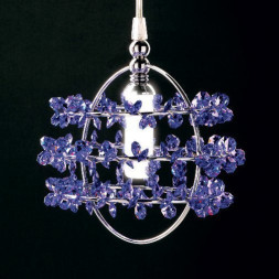 Подвесной светильник Renzo Del Ventisette SP 14218/1 SW COL Blue DEC. CROMO