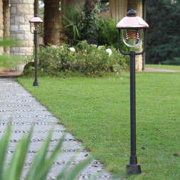 Садово-парковый фонарь Garden Light Vecchio Rame 94034/CU NE