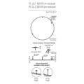 Настенный светильник Axo Light U-Light PL UL 2 160 h25 cm recessed RU IN